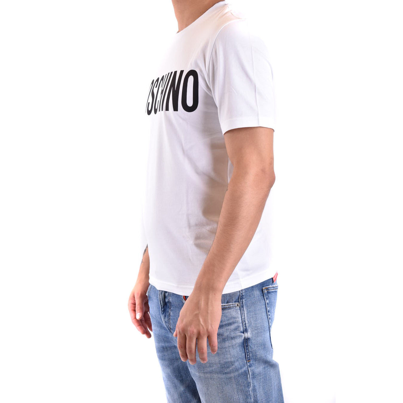 2424518 Moschino T-Shirt Bianca Stampa Uomo