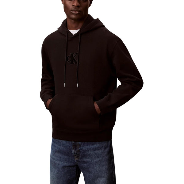Monogram Logo Hoodie Felpa Uomo