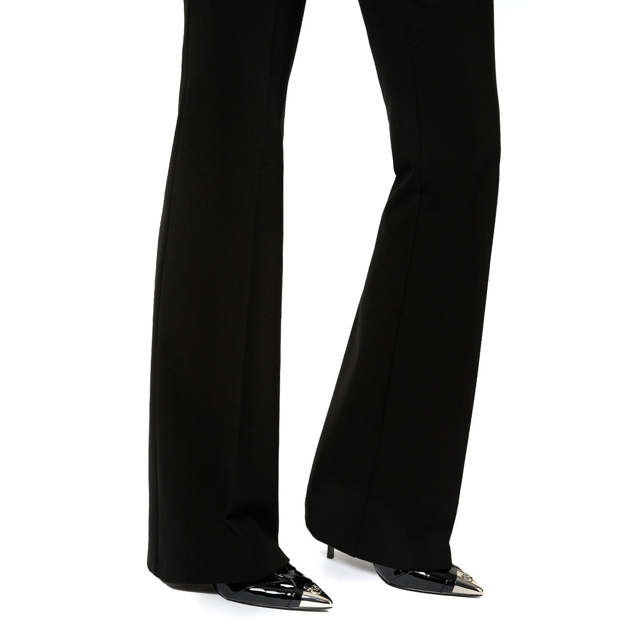 2424817 Pinko Pantaloni Neri Donna Viscosa 67% Zip