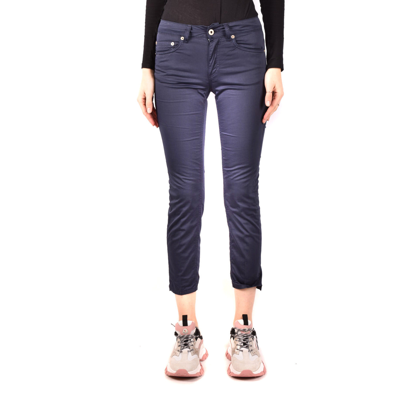 488875 Dondup Pantaloni Blu Donna