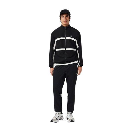 2460462 Lacoste Tuta Nero Poliestere Uomo