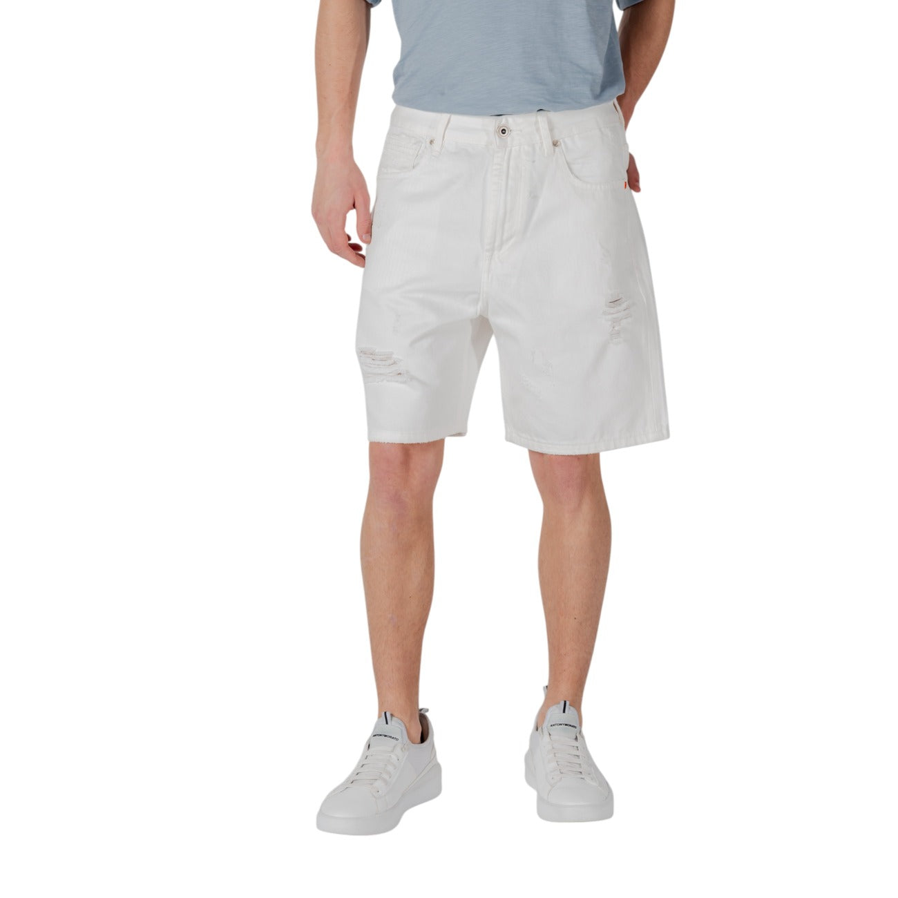 2417719 Gianni Lupo Bermuda Bianco Uomo