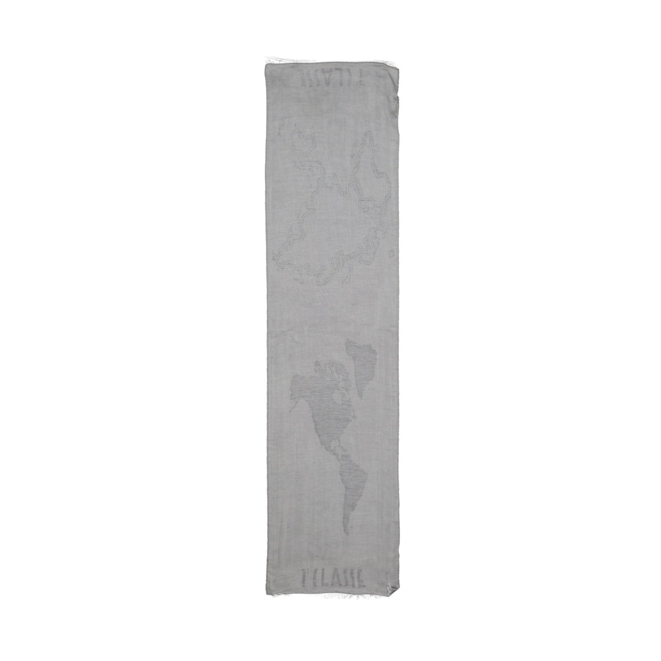 2457542 Alviero Martini Prima Classe Sciarpa Grigio Modal Cotone Donna