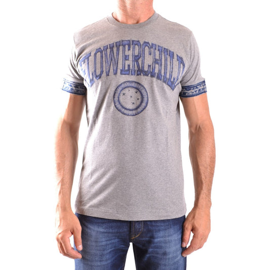 2429543 Diesel T-Shirt Grigia Stampa Uomo