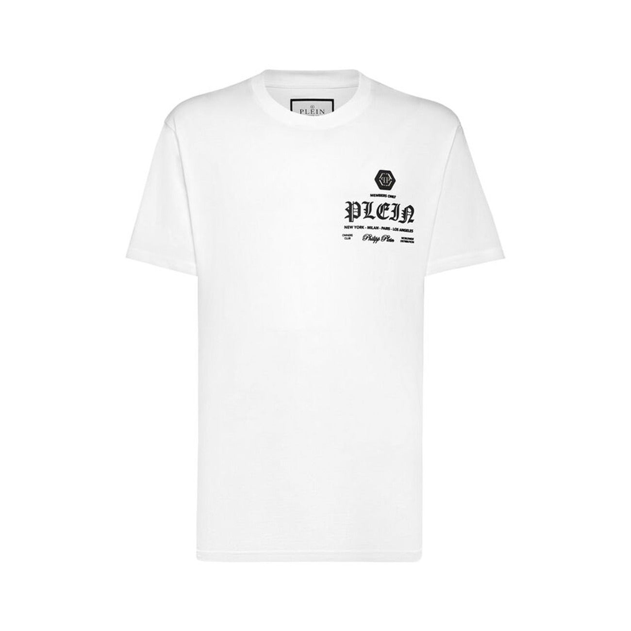 2430754 Philipp Plein T-Shirt Bianca Stampa Uomo