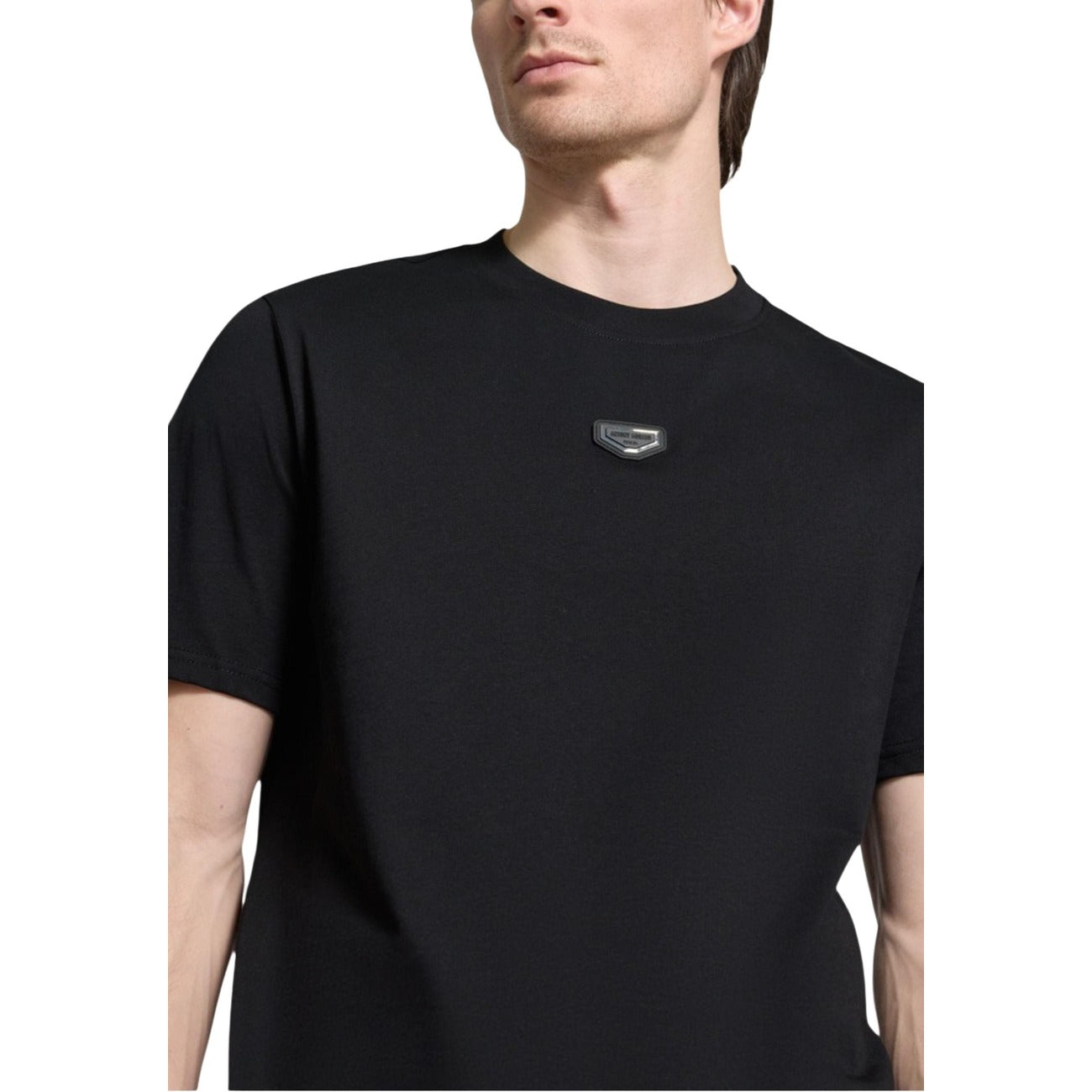 2449705 Antony Morato T-Shirt Nera 100% Cotone Uomo