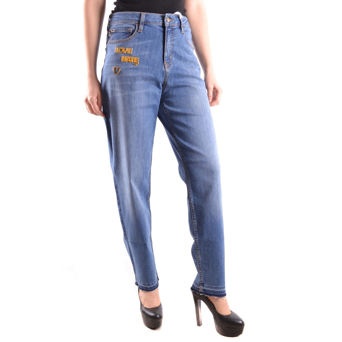 487084 Love Moschino Jeans Blu Donna