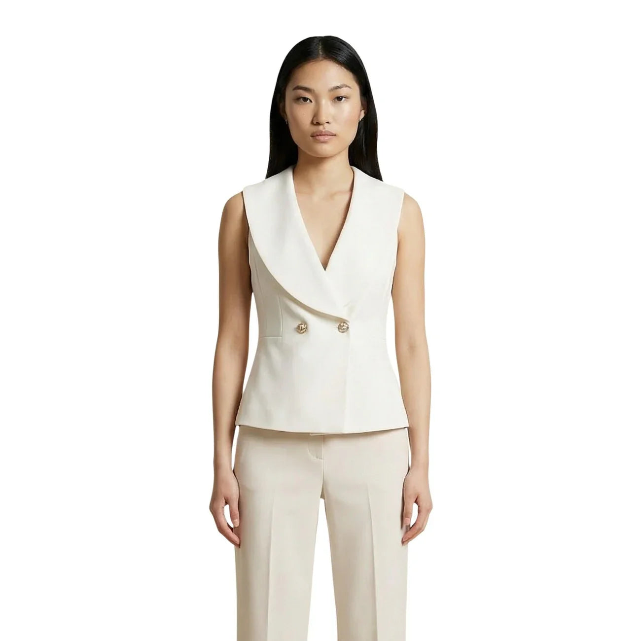 511739 Artigli Gilet Beige Donna Primavera/Estate