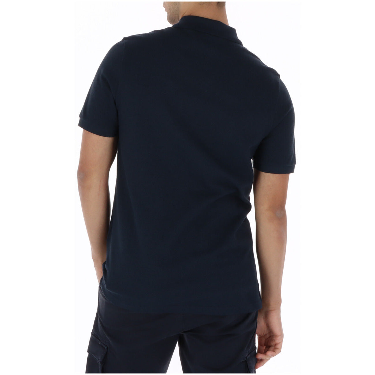 2461482 Lyle & Scott Polo Blu Cotone Elastan Colletto Polo Uomo