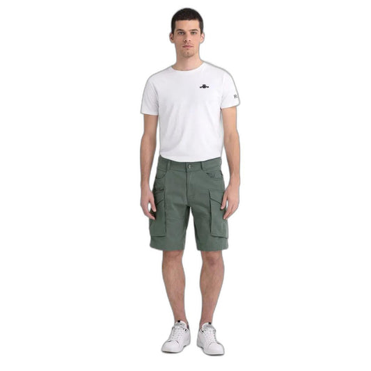 2291410 Replay Bermuda Verde Multipocket Uomo