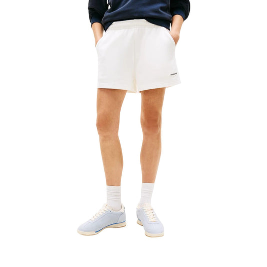 2452980 Tommy Hilfiger Jeans Shorts Donna Beige Cotone Organico