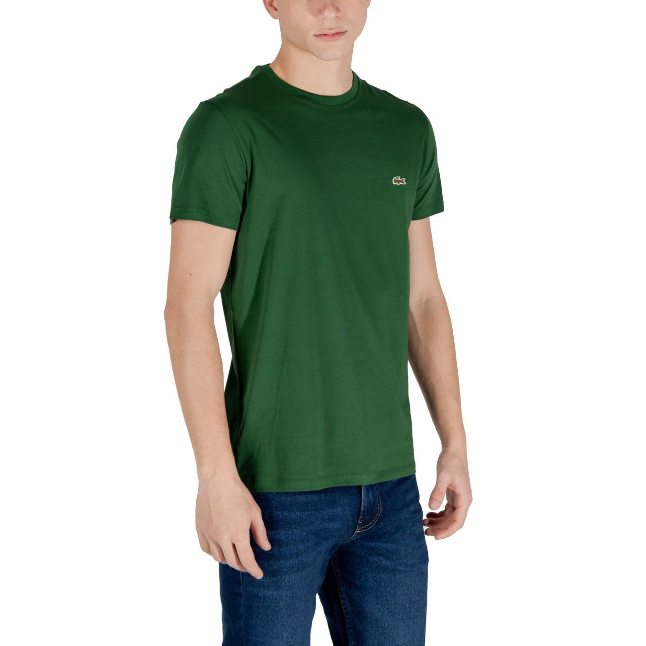 2412594 Lacoste T-Shirt Verde Uomo