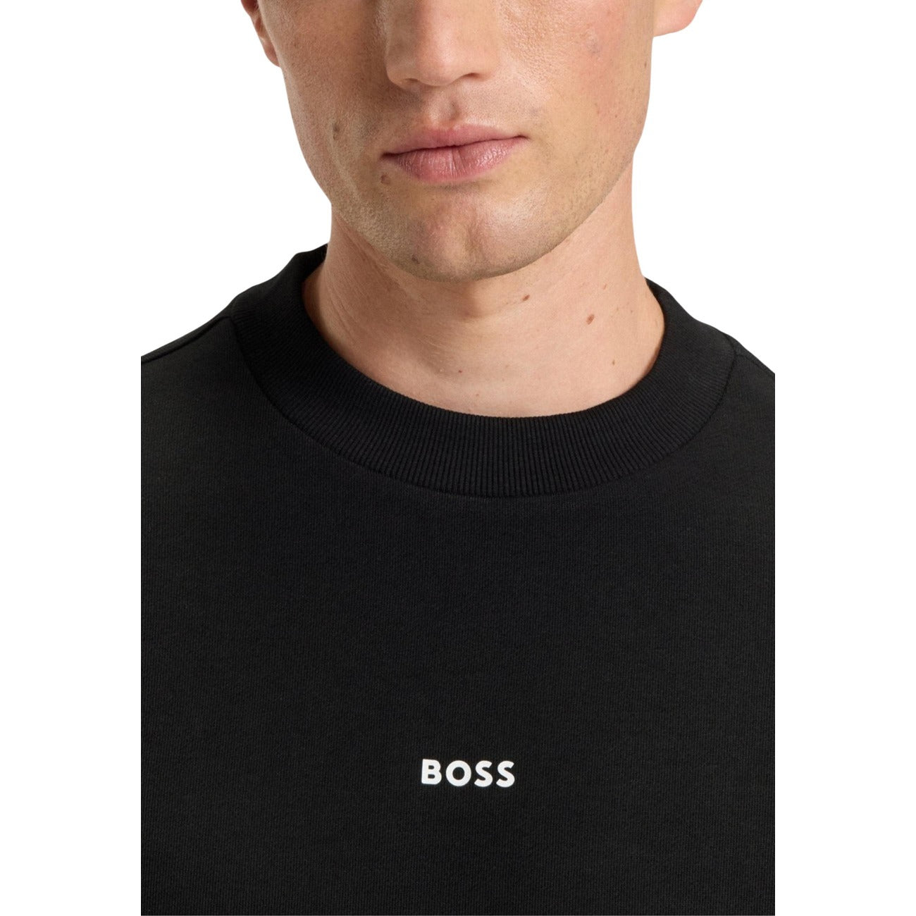 2449754 Boss Felpa Nera Uomo
