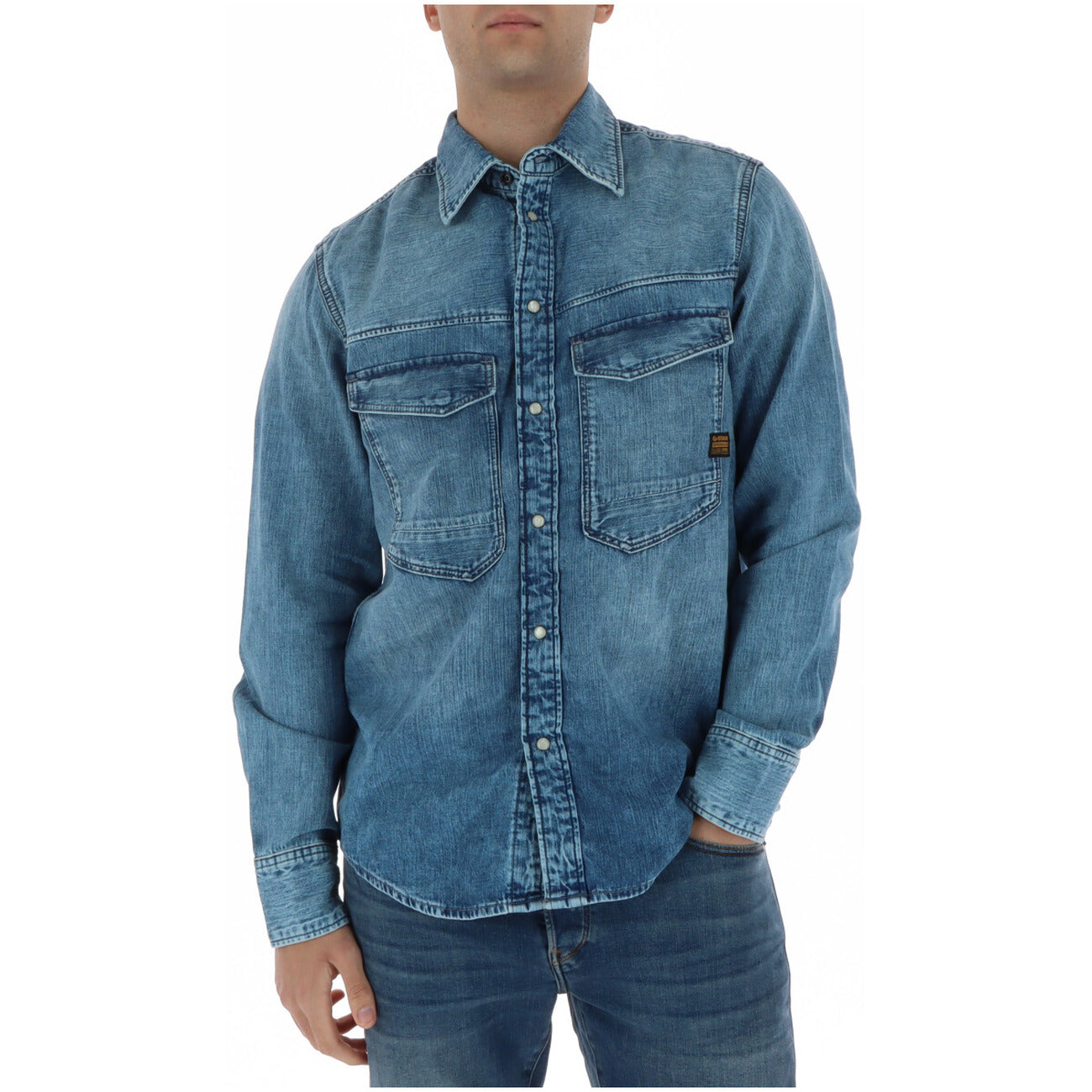 2456866 G-Star Camicia Blu Uomo