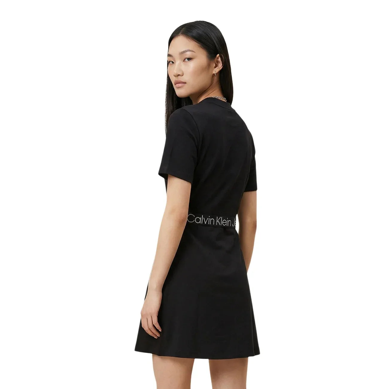 509216 Calvin Klein Jeans Abito Nero Donna Primavera/Estate