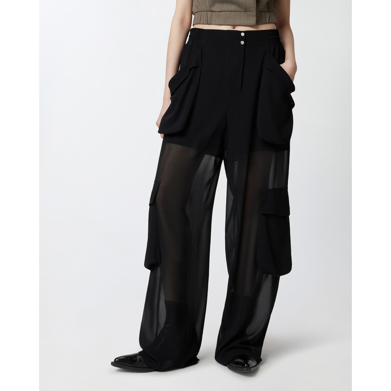 2473469 Pinko Pantaloni Nero Donna