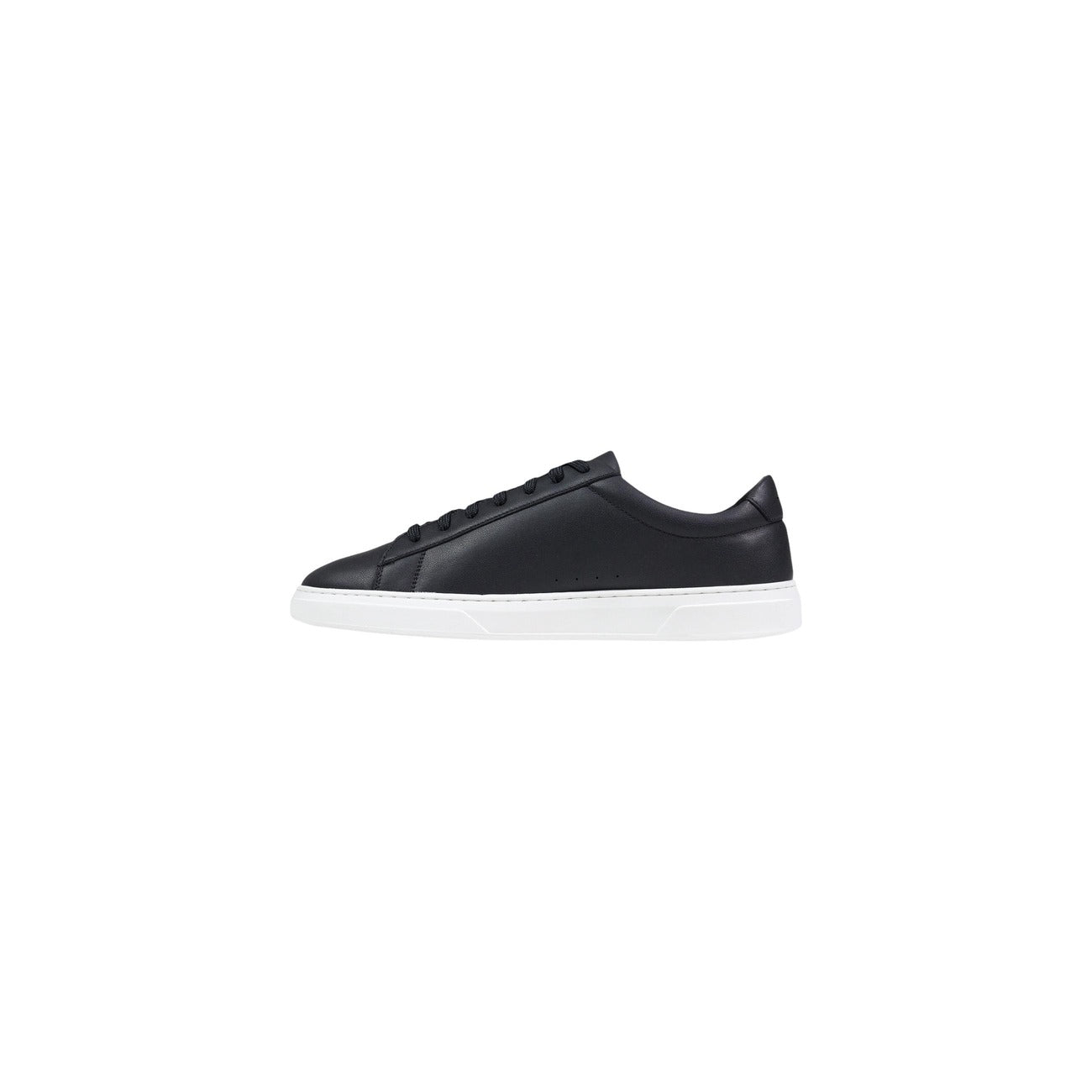 504048 Boss Sneakers Nero Pelle Uomo