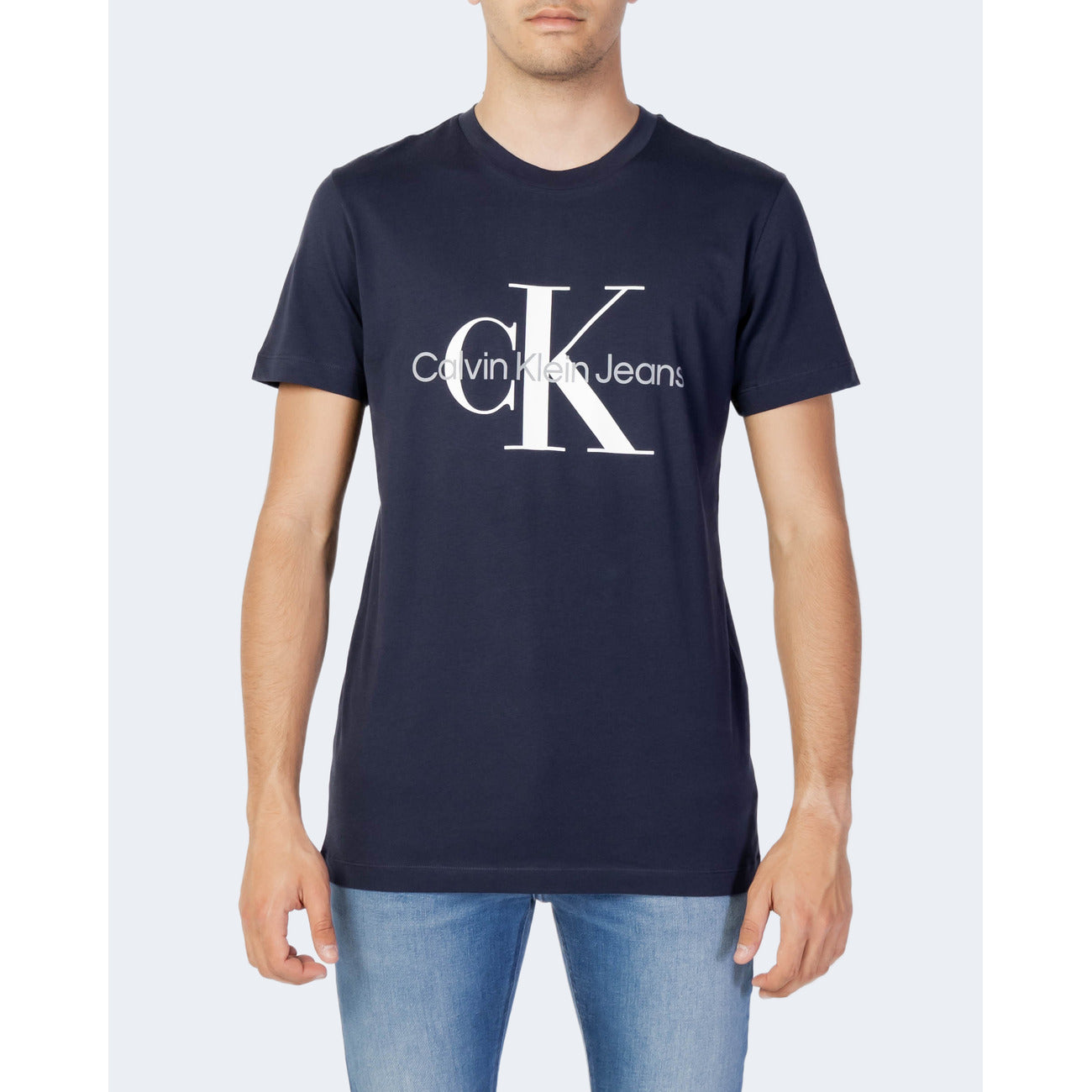 362965 Calvin Klein Jeans T-Shirt Blu Stampa Uomo
