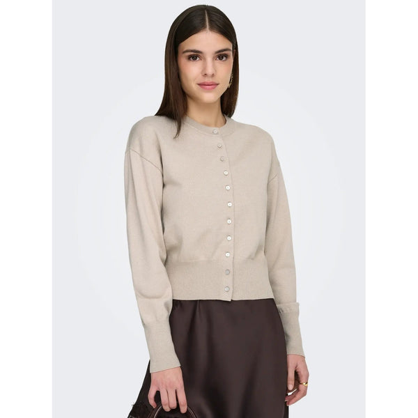Onlrikke Long Sleeve Crew Neck Lurex Cardigan Knt Cardigan Donna