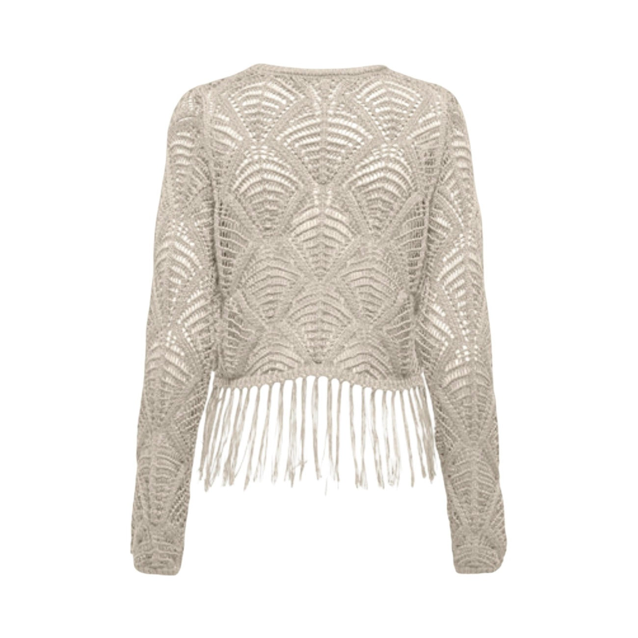 515663 Only Maglia Beige Maniche Lunghe Donna