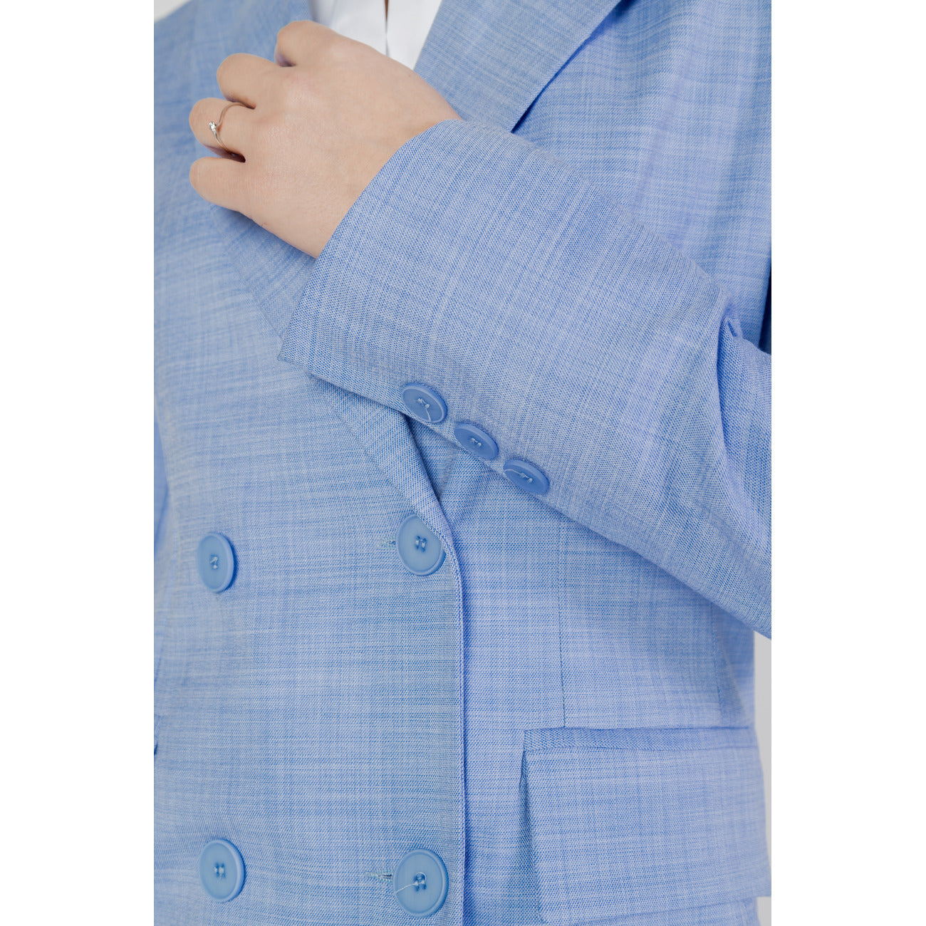2463349 Sandro Ferrone Giacca Azzurra Donna