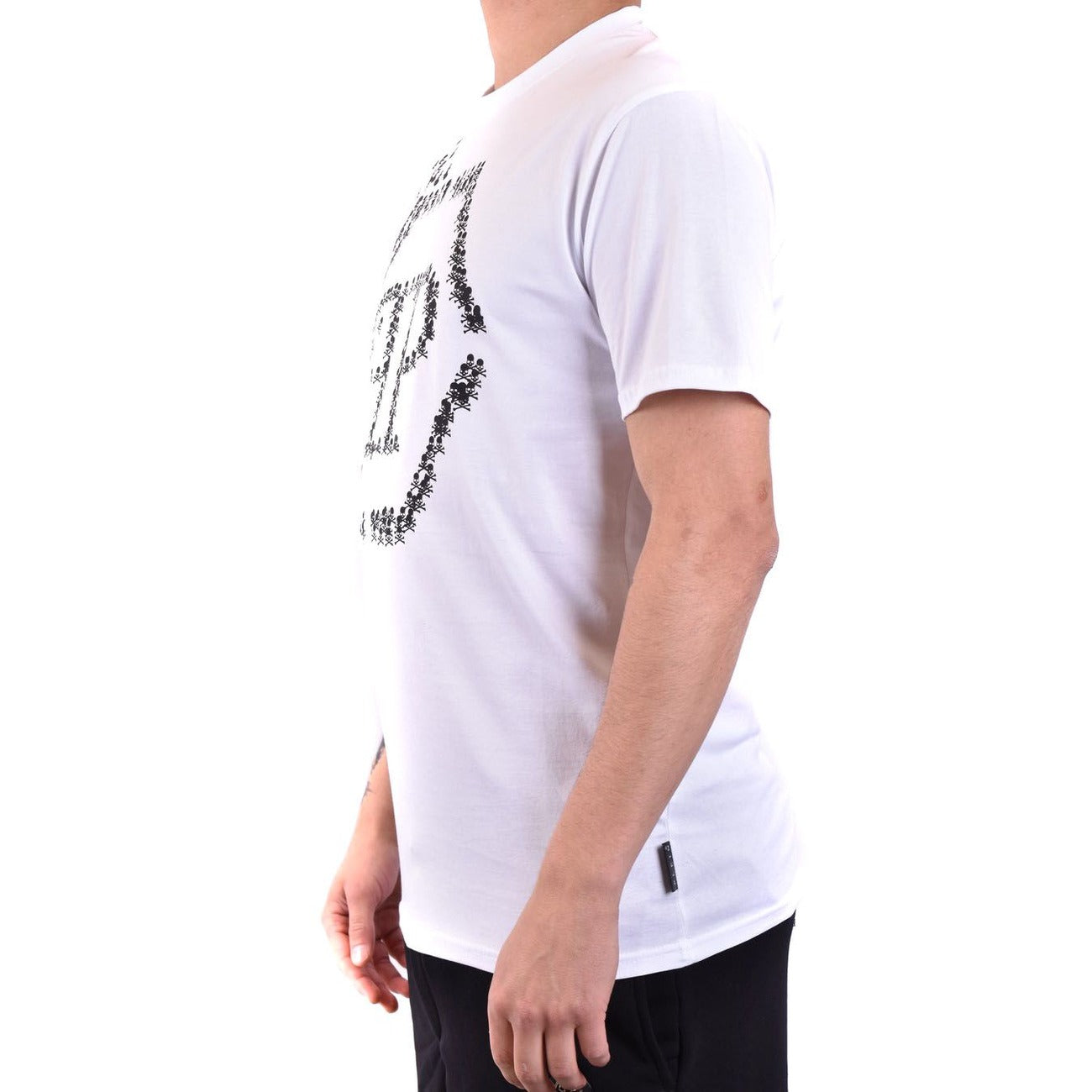2430742 Philipp Plein T-Shirt Bianca Stampa Uomo