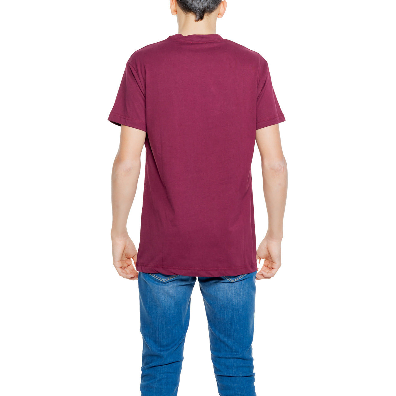 2257084 Hydra Clothing T-Shirt Bordeaux Monocromo Uomo