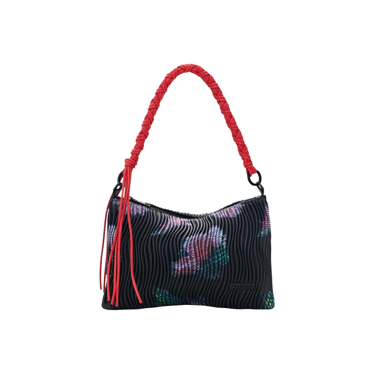 2451193 Desigual Borsa Nera Tracolla Poliestere