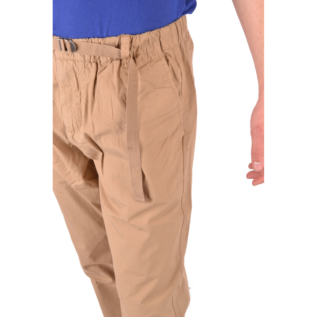 2439906 Woolrich Pantaloni Beige 100% Cotone Uomo