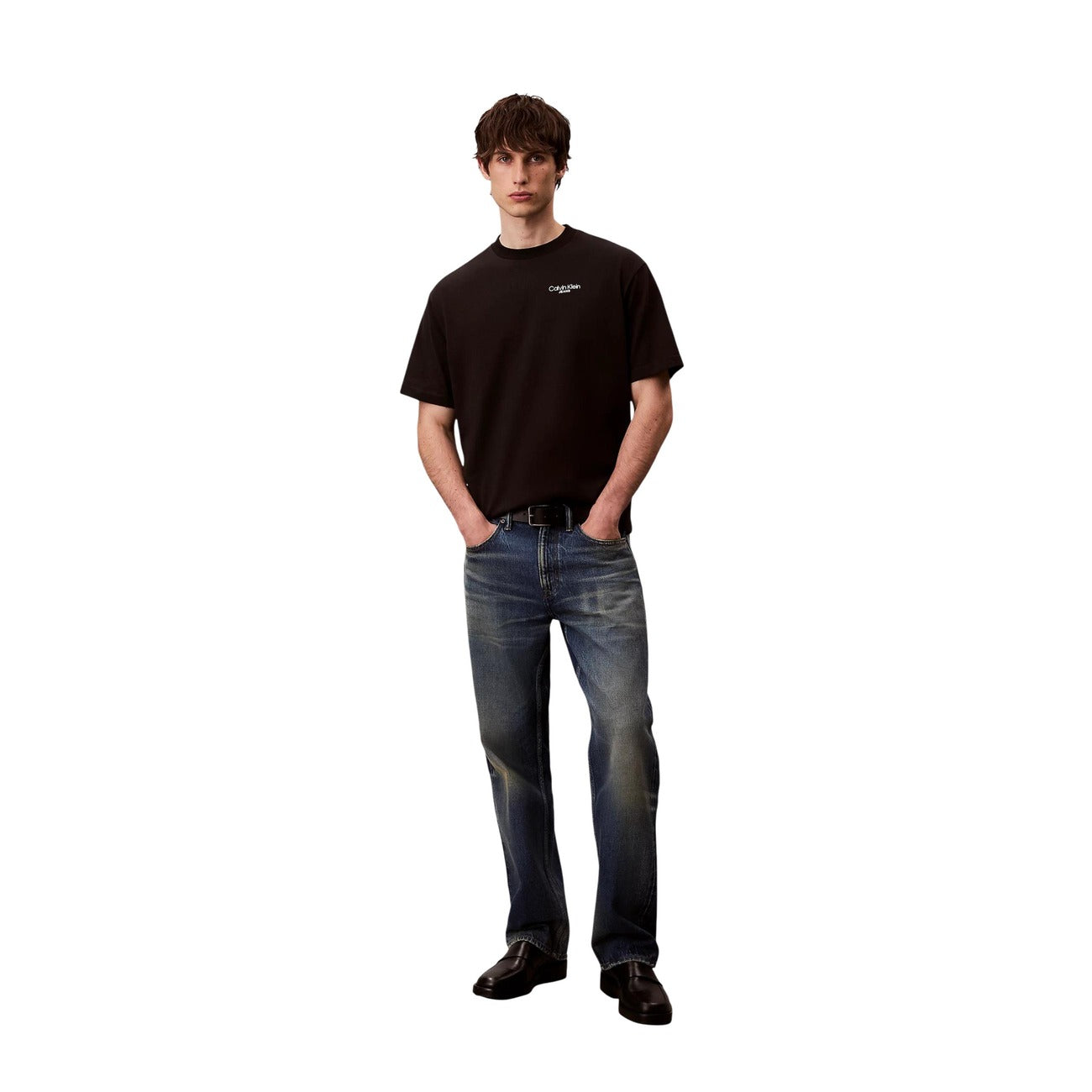 2460013 Calvin Klein Jeans T-Shirt Nero Uomo