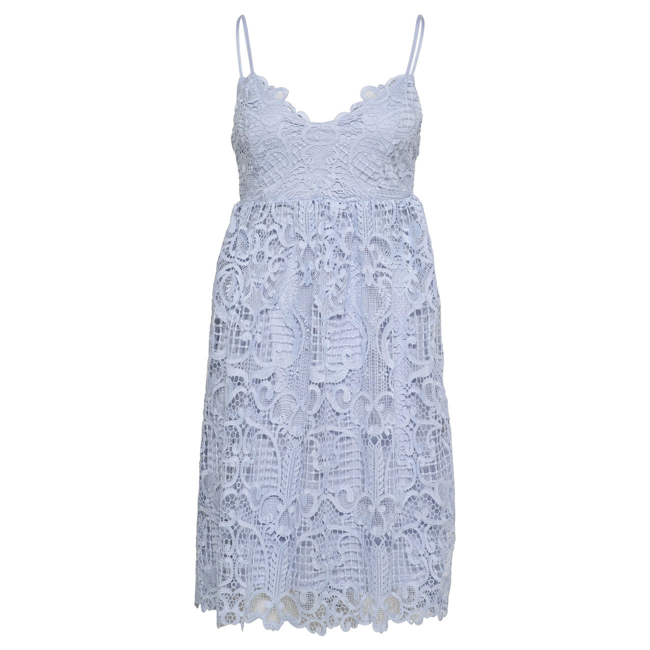 381200 Vila Clothes Abito Azzurro Donna Poliestere 100%