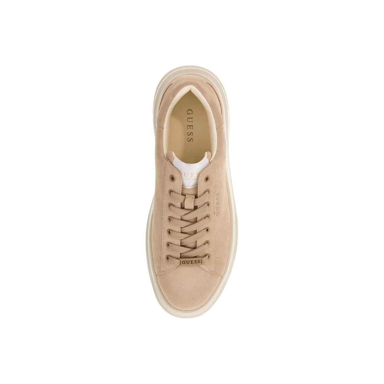 503867 Guess Sneakers Beige Camoscio Uomo