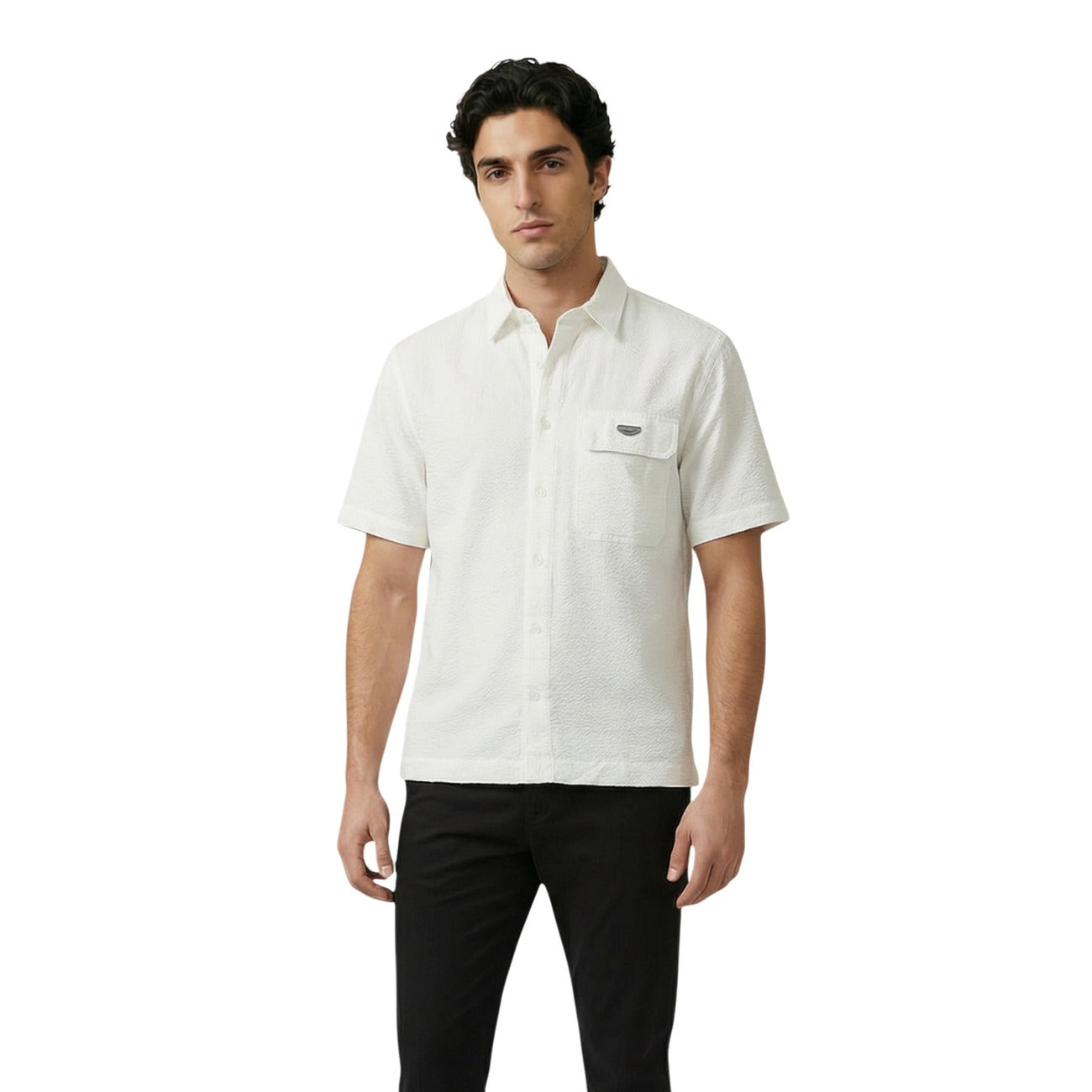 2451751 Antony Morato Camicia Bianca Cotone Uomo
