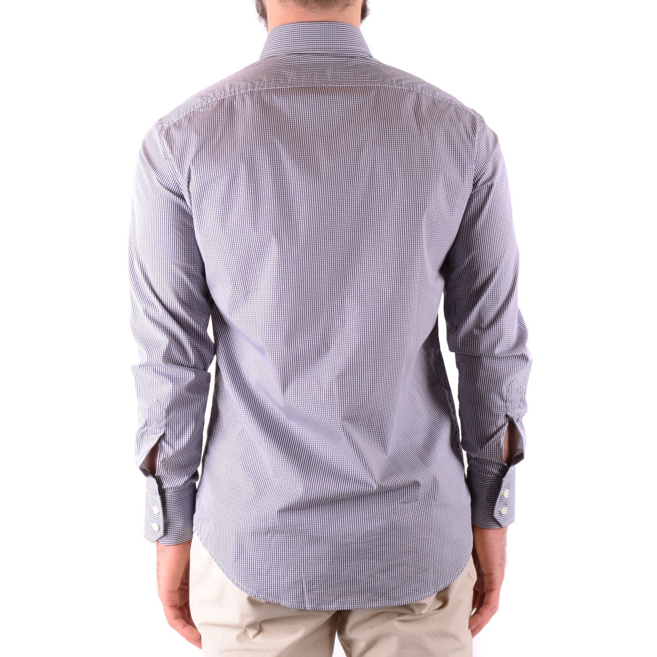 2425186 Dsquared Camicia Multicolore Quadri Cotone Uomo