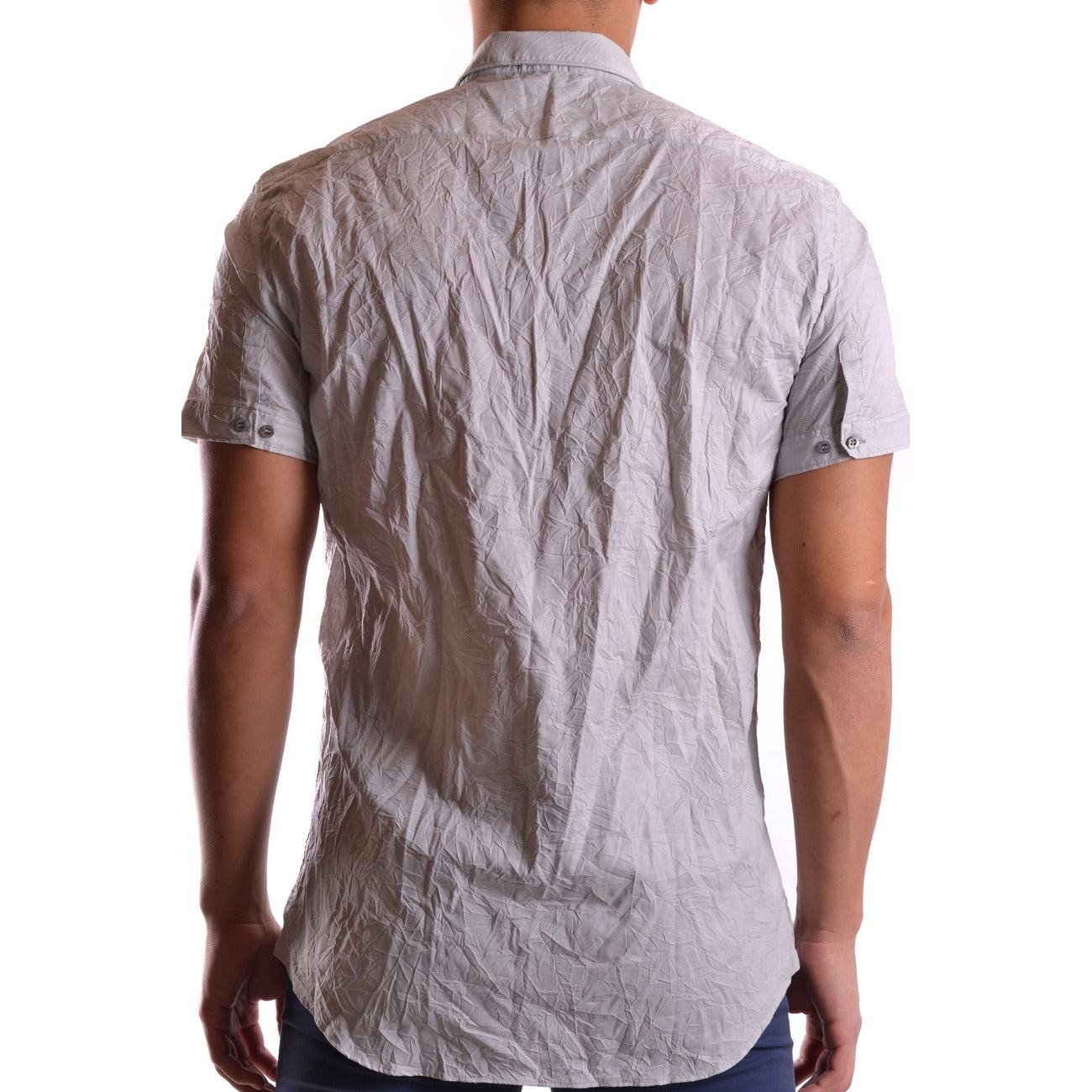 2430852 Neil Barrett Camicia Grigio Cotone Uomo