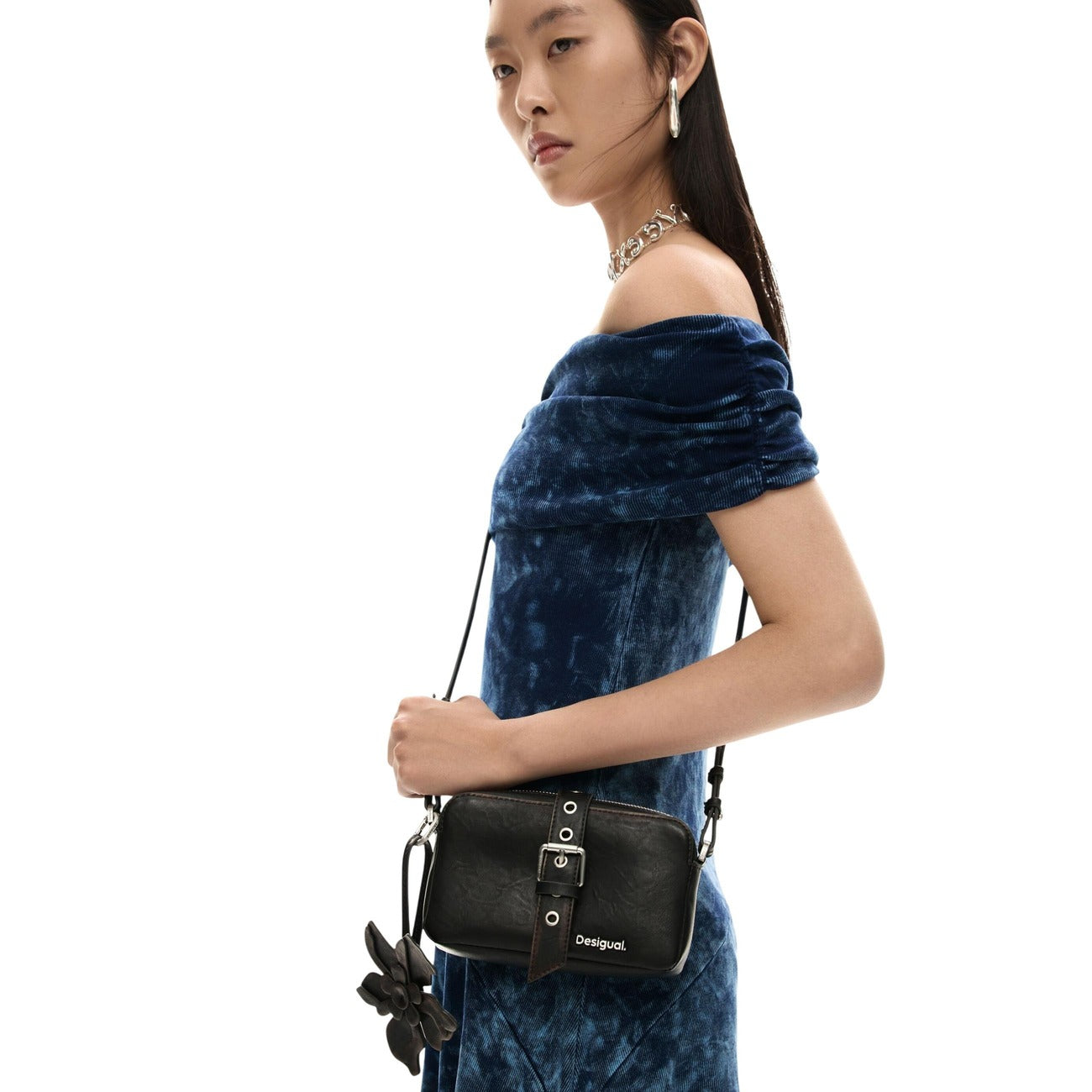 2453190 Desigual Borsa Marrone Tracolla Mini