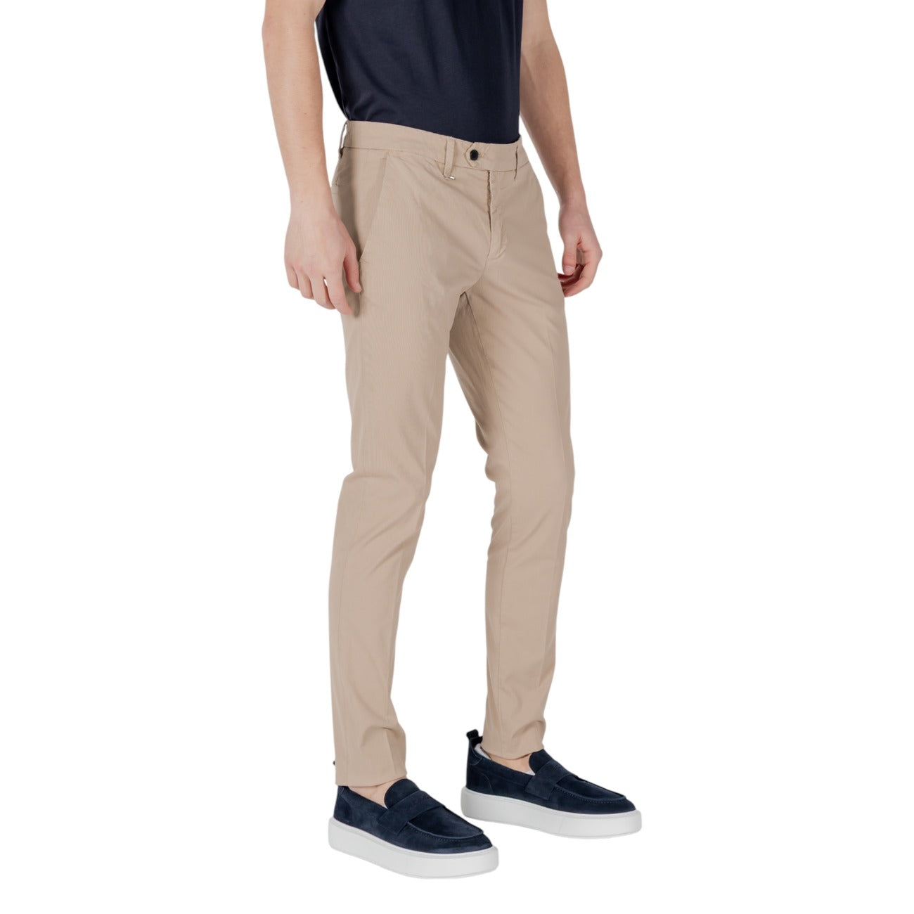 2417906 Antony Morato Pantaloni Beige Cotone Elastan Uomo