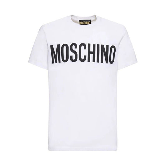 2424518 Moschino T-Shirt Bianca Stampa Uomo