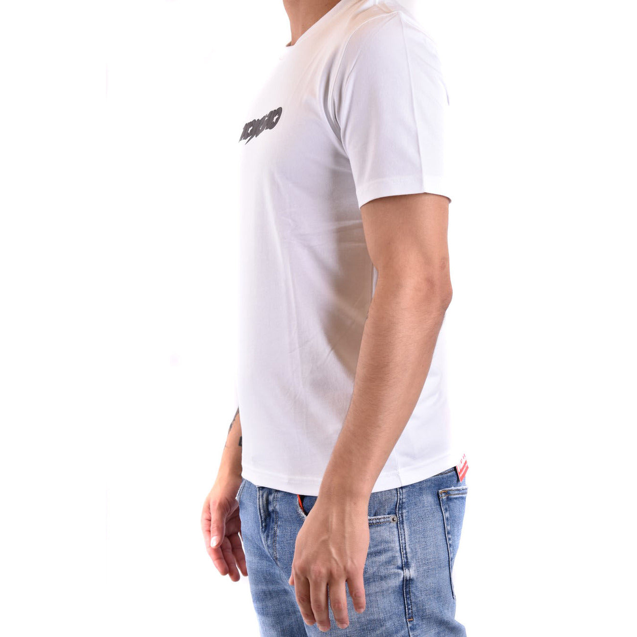 2424712 Moschino T-Shirt Bianca Stampa Uomo