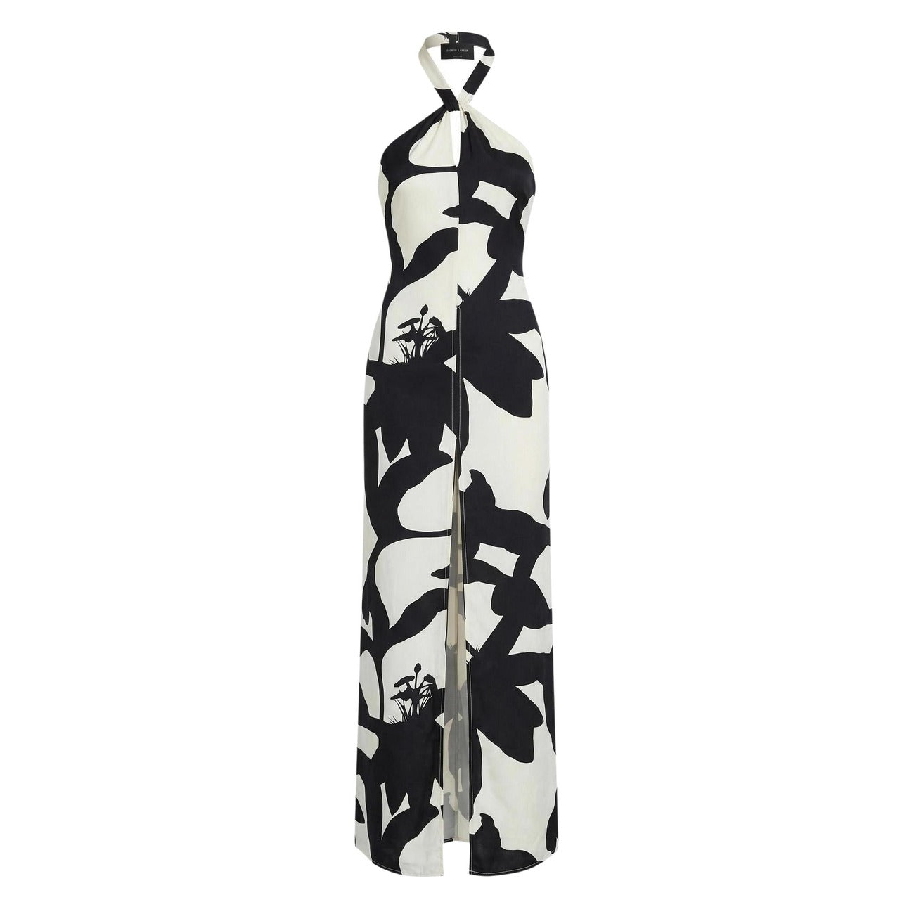 516748 Replay Abito Bianco Lungo Floreale Donna