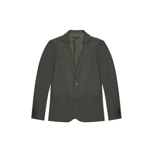 2224499 Antony Morato Giacca Verde Lino Uomo