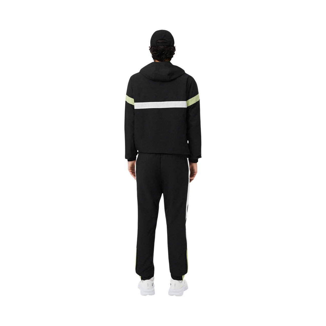 2457613 Lacoste Tuta Nero Poliestere Uomo
