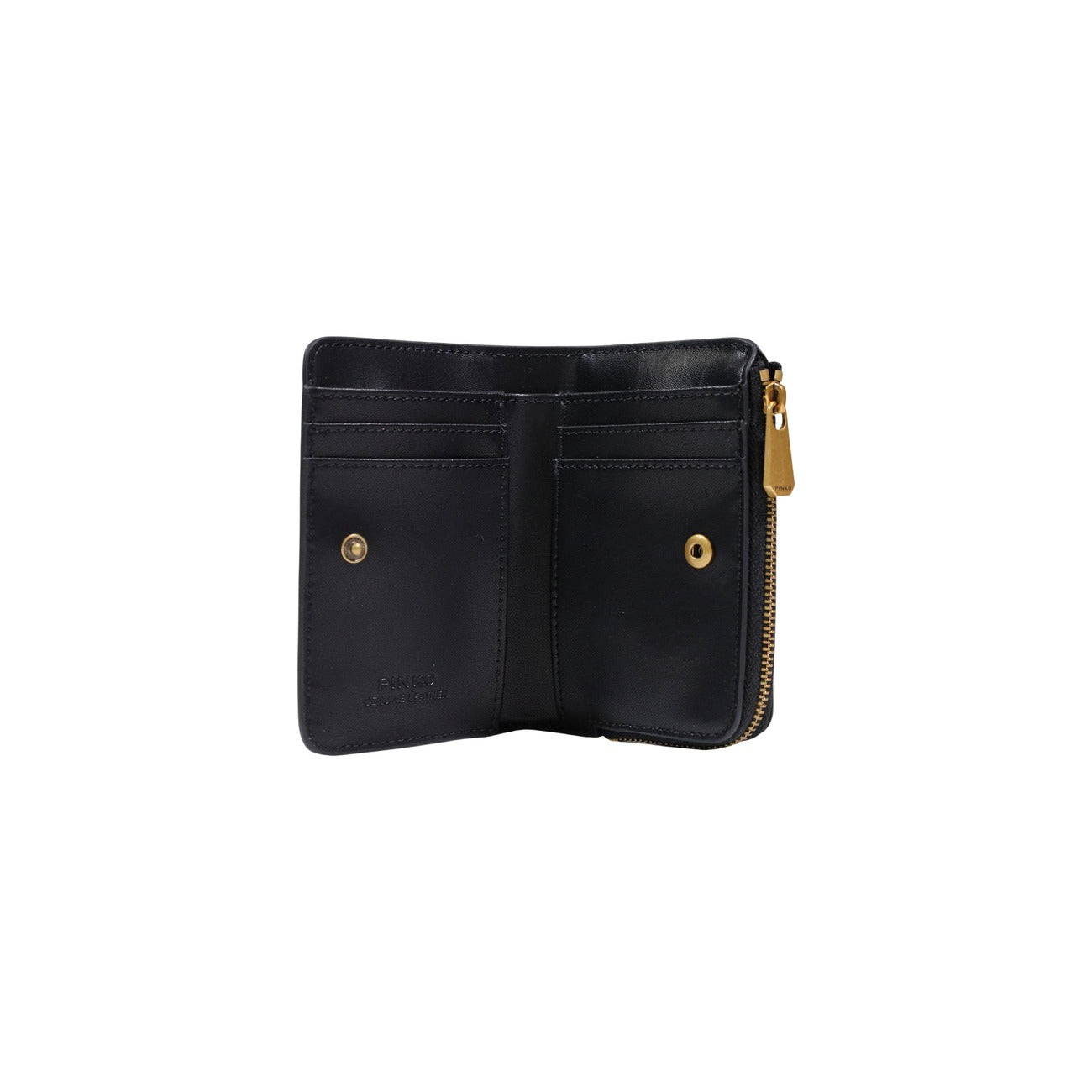 2449954 Pinko Portafogli Nero Pelle Cerniera Scomparti Donna