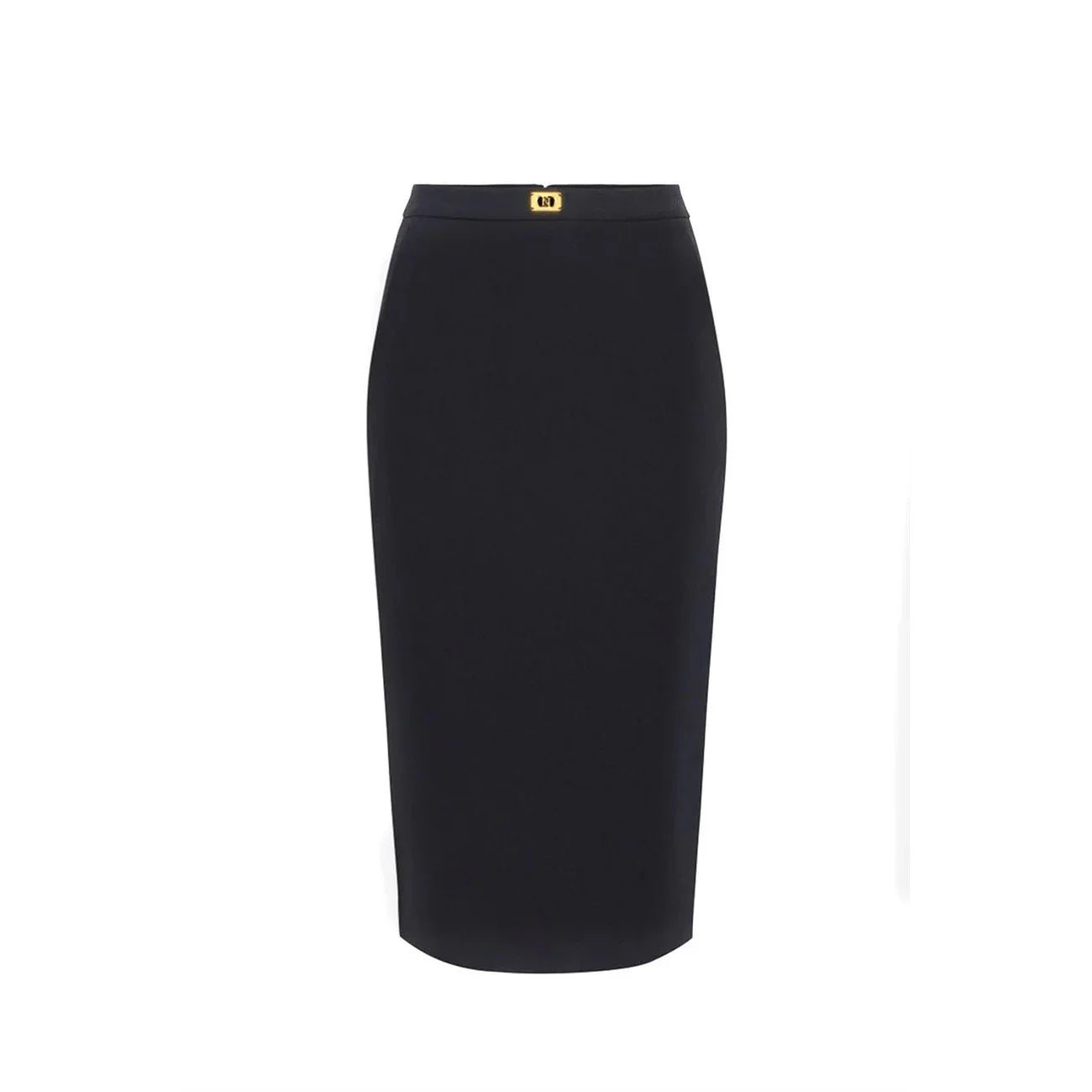 494043 Elisabetta Franchi Gonna Nera Donna Primavera/Estate