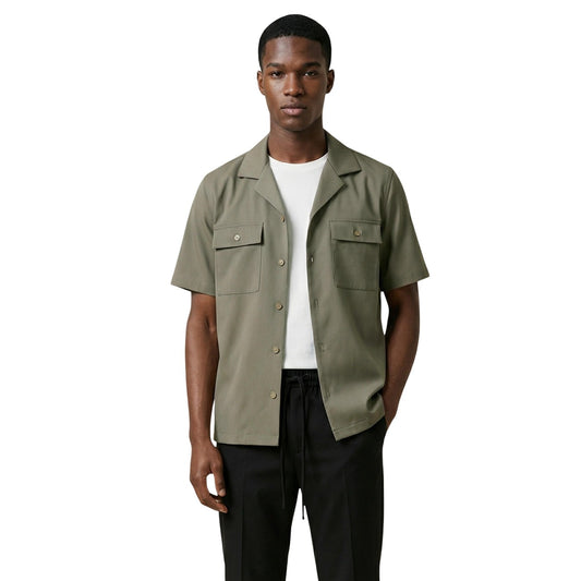 2455554 Gianni Lupo Camicia Verde Uomo