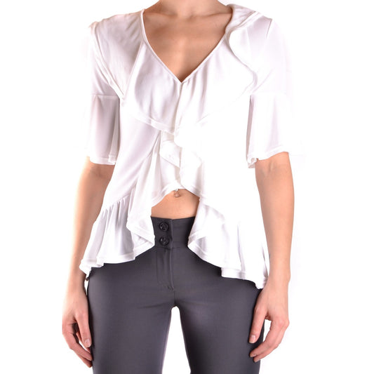 2432395 Dondup Blouse Bianca Scollo V Donna