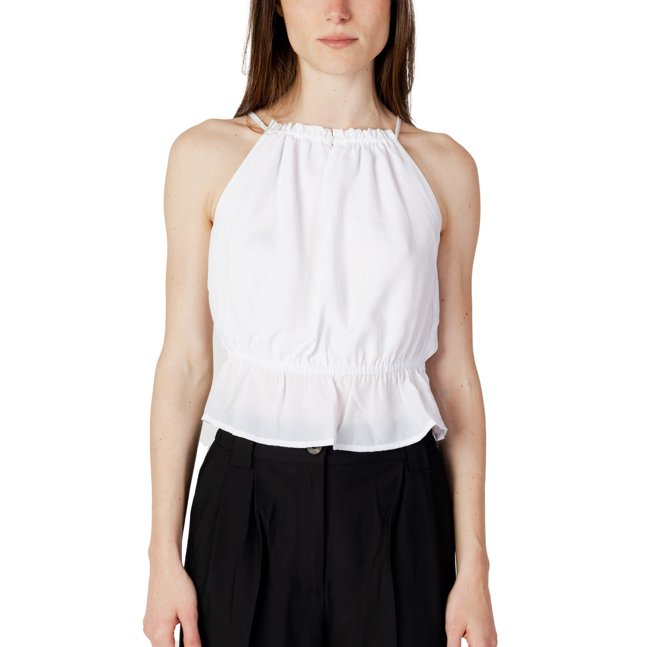 351842 Pepe Jeans Blouse Bianca Smanicata Donna