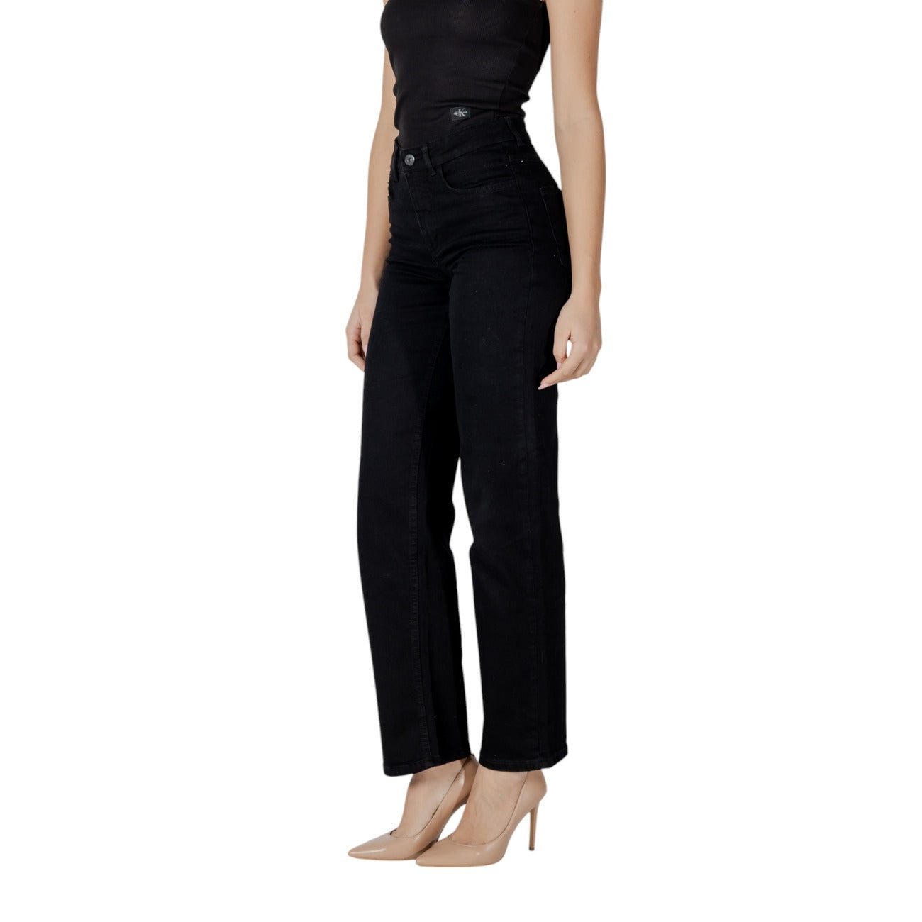 2410655 Ichi Jeans Neri Zip Tasche Donna