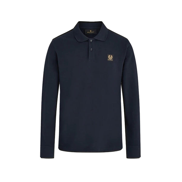 Long Sleeved Polo Dark Ink
