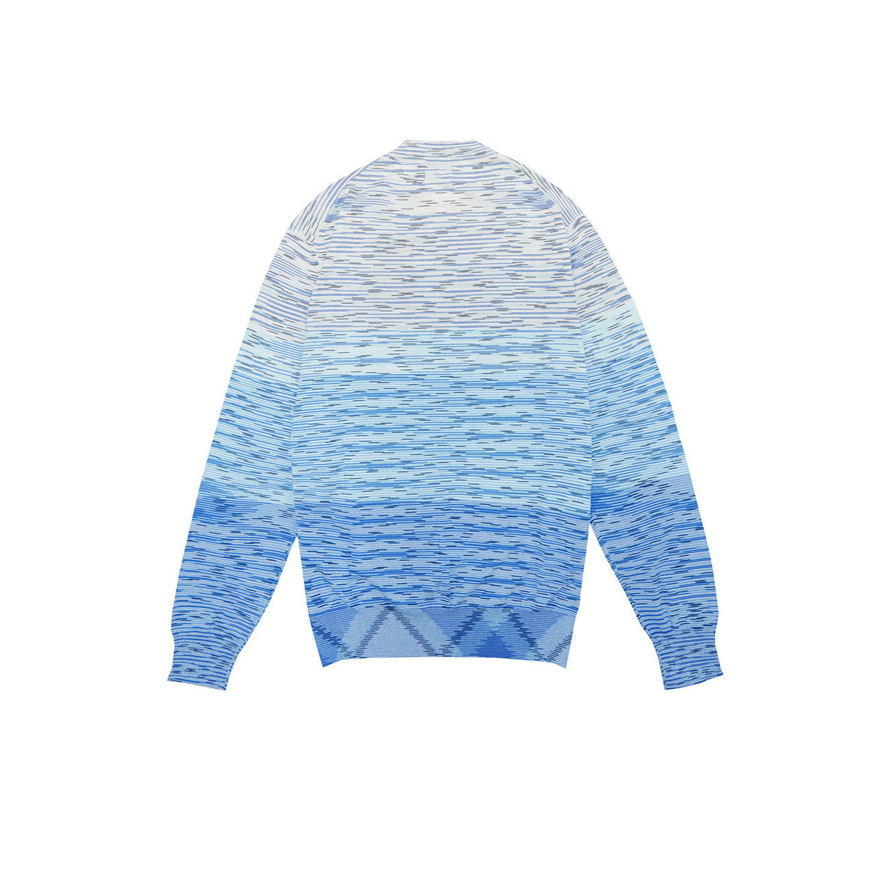2431128 Missoni Maglia Azzurra Cotone Colorata Uomo